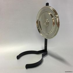 Väggreflektor rund modell i nickel