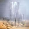 65x117 mm - lampglas cylinderform till tåglykta (ljusstake)