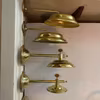 Sot- och värmeskydd mässing för fotogenlampa - vägg
