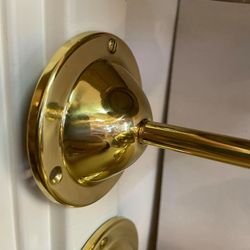 Sot- och värmeskydd för fotogenlampa - mässing ställbara - vägg