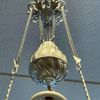 Stegkätting/Rullkedja till fotogenlampa - mässing (för bl.a. hisslod)