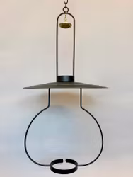 Lyckebyställning till takfotogenlampa (ställning + skärm)