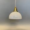 fonsterlampa vit glas tygsladd