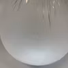 118 mm (120) - Ampelglas frostat med slipad stjärna (äldre)