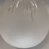 118 mm (120) - Ampelglas frostat med slipad stjärna (äldre)