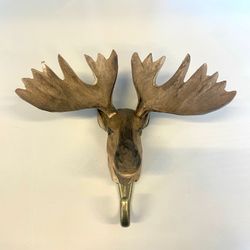 Väggkrok stor: Älg