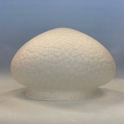 174 mm (175) - Ampelglas frostat lädermönster (äldre)