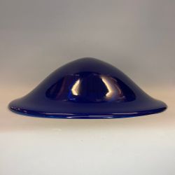287 mm med 9 mm hål - Ampelglas mörkblå för bl.a. kristallkrona (ny)