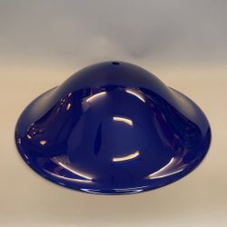 287 mm med 9 mm hål - Ampelglas mörkblå för bl.a. kristallkrona (ny)