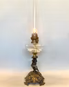 Bordsfotogenlampa på fot 10'''