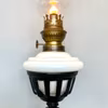 Korgfotogenlampa med svart fot 10'''
