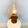 Korgfotogenlampa med svart fot 10'''