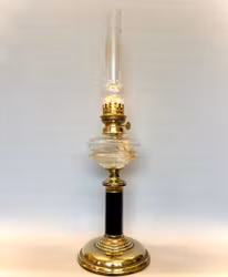 Piedestalfotogenlampa på svart fot 15'''