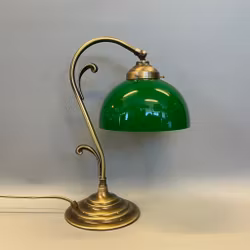 Jugendlampa klockskärm skål mörkgrön 17 cm