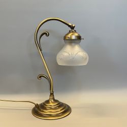 Jugendlampa klockskärm frostad slipad 12 cm
