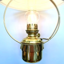 Cabinlamp elektrisk fotogenlampa mässing