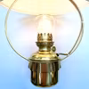 Cabinlamp elektrisk fotogenlampa mässing