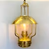 Clipperlamp elektrisk fotogenlampa mässing