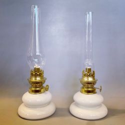 Dansk opalvit bordslampa 10'''