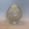 60 mm krage - Droppkupa slipad frostad 10 cm