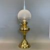 Brittisk mässingsfotogenlampa med Duplexbrännare