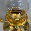 Brittisk mässingsfotogenlampa med Duplexbrännare