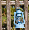 Feuerhand ljusblå fotogenlampa stormlykta stallykta