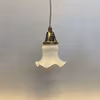 lampa frostad liten tygsladd fonsterlampa