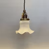 lampa frostad liten tygsladd fonsterlampa