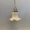 lampa frostad liten tygsladd fonsterlampa