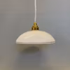 Skållampa opal med guldkant 20 cm