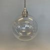 Halvklotslampa glasklar 20 cm