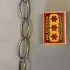 Präglad järnkedja (förnicklad) 20x41 mm