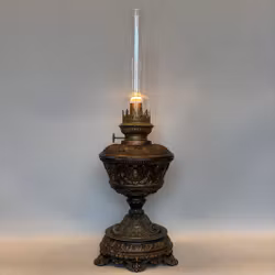 Antik urnfotogenlampa 14'''
