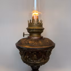 Antik urnfotogenlampa 14'''