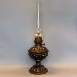 Antik urnfotogenlampa 15'''