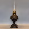 Mörkt bronsfärgad urnfotogenlampa 14'''