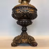 Mörkt bronsfärgad urnfotogenlampa 14'''