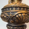 Mörkt bronsfärgad urnfotogenlampa 14'''