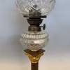 Fantastisk fotogenlampa i slipat klarglas från Böhlmark 8'''