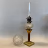 Fantastisk fotogenlampa i slipat klarglas från Böhlmark 8'''