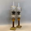 Fantastisk fotogenlampa i slipat klarglas från Böhlmark 8'''