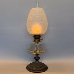 Fotogenlampa med akantuskupa 10'''