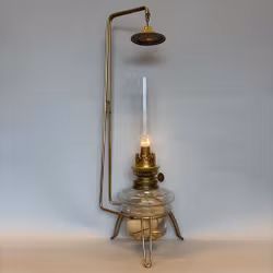 Häftig vägg- och bordsfotogenlampa i stativ 10'''