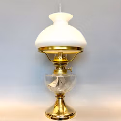 Bordslampa med opal skärm 14''' - Karlskrona Lampfabrik