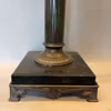 Piedestalfotogenlampa på svart stenfot 20''' Augusta