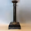 Piedestalfotogenlampa på svart stenfot 20''' Augusta