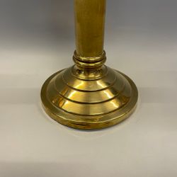 Hög gultonad piedestalfotogenlampa 20'''