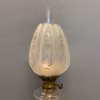 Hög gultonad piedestalfotogenlampa 20'''