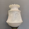 Piedestalfotogenlampa på blå fot med kupa 14'''